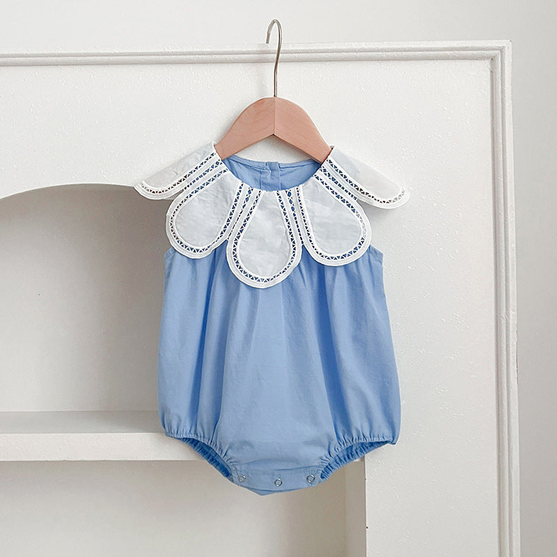 Ensemble robe ou combinaison bébé et enfant – Sans manches, coton doux