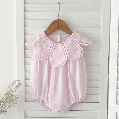 Ensemble robe ou combinaison bébé et enfant – Sans manches, coton doux