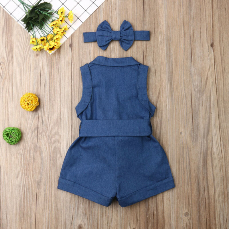 Combinaison bébé sans manches 100% coton – Idéale printemps / été
