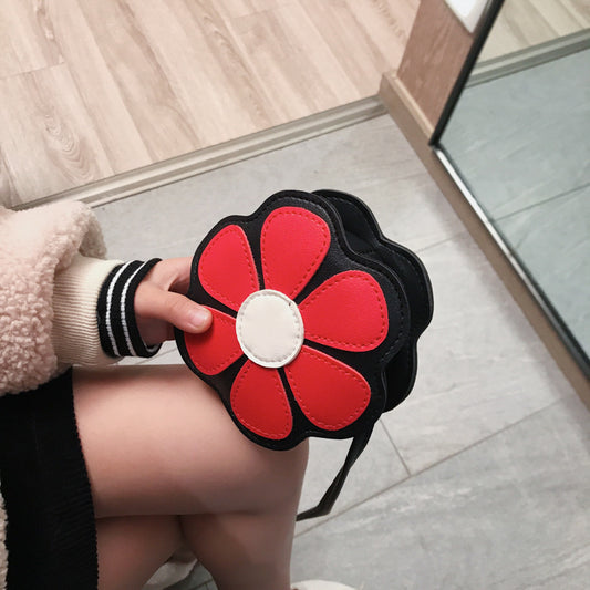 Petit sac fantaisie fille – Motif fleur "Six pétales"