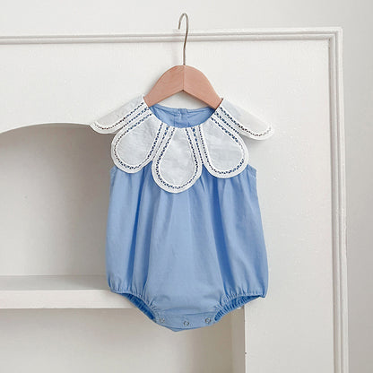 Ensemble robe ou combinaison bébé et enfant – Sans manches, coton doux