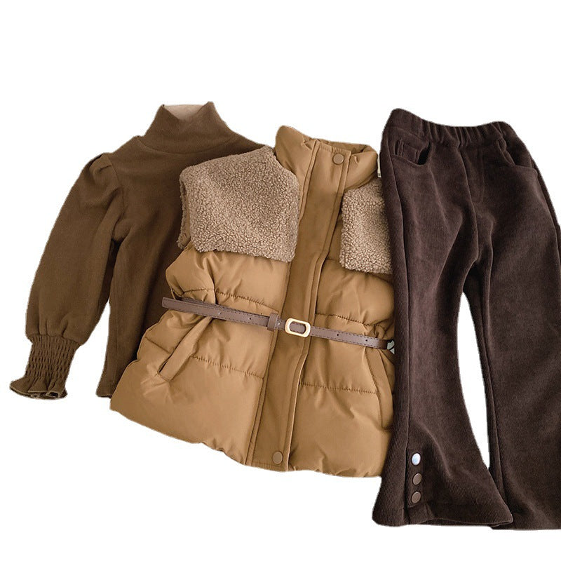 doudoune-enfant-camel-col-mouton