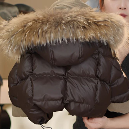 Doudoune Enfant Mixte Marron – Hiver 2025