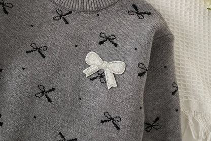 Ensemble Pull Tricoté Jupe fille