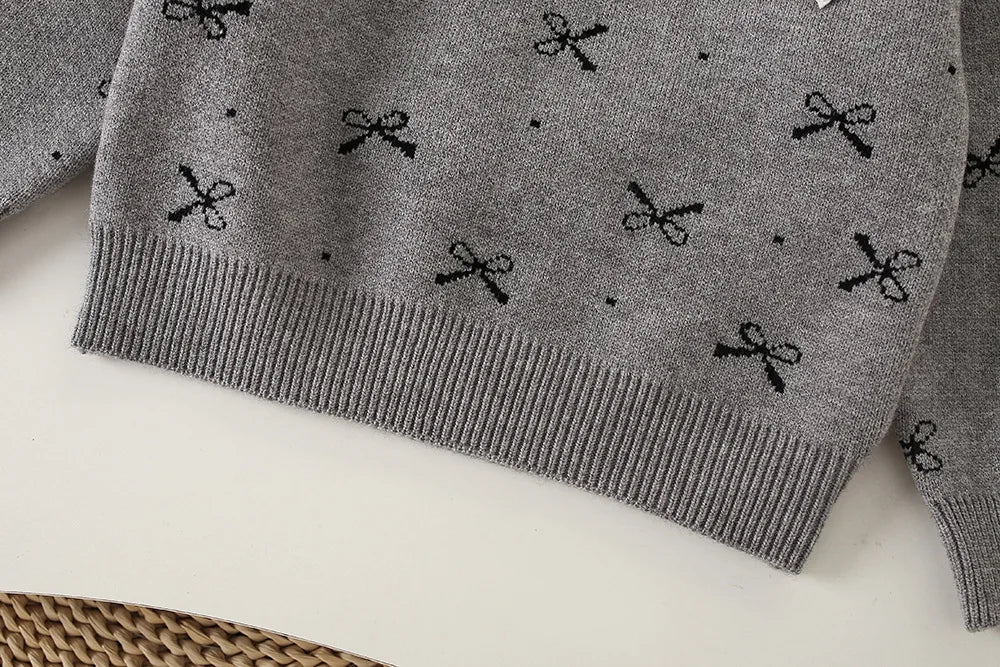 Ensemble Pull Tricoté Jupe fille