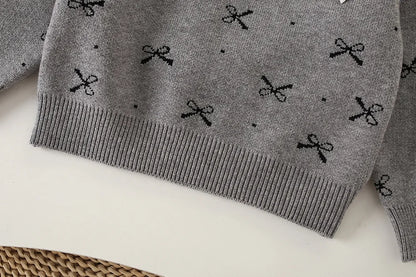 Ensemble Pull Tricoté Jupe fille