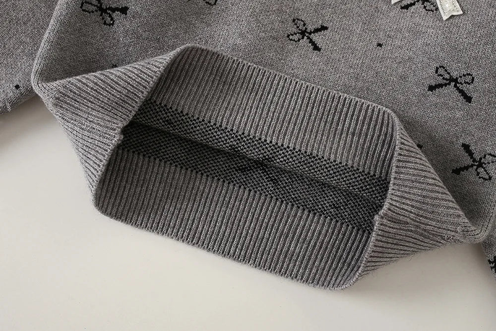 Ensemble Pull Tricoté Jupe fille