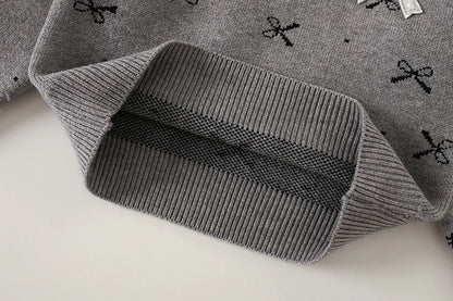 Ensemble Pull Tricoté Jupe fille