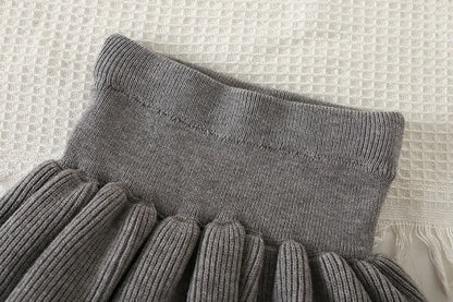 Ensemble Pull Tricoté Jupe fille