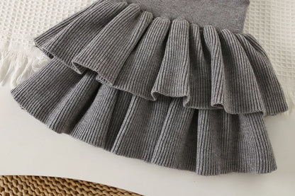 Ensemble Pull Tricoté Jupe fille