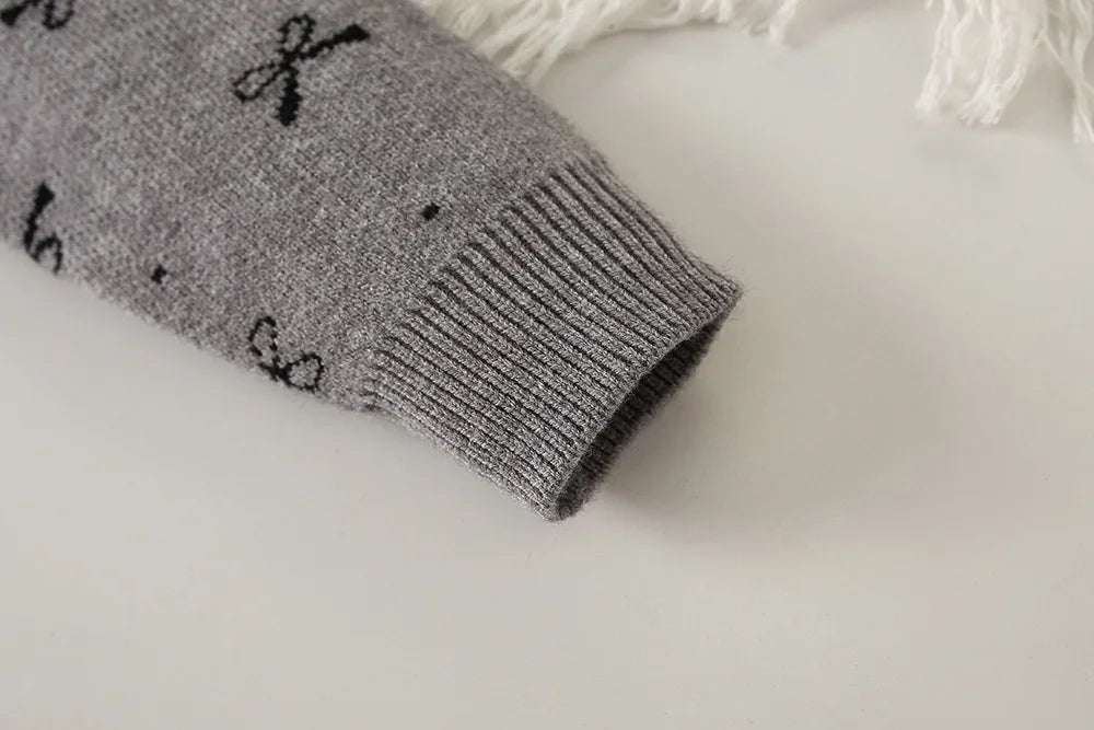 Ensemble Pull Tricoté Jupe fille