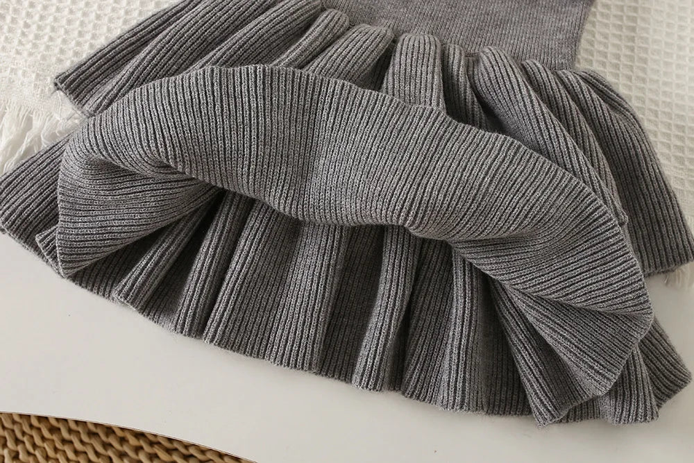 Ensemble Pull Tricoté Jupe fille