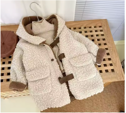 manteau-fille-hiver-cuir-agneau-mi-long