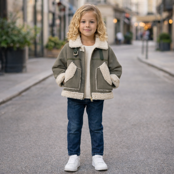 Veste en Daim Enfant Mixte