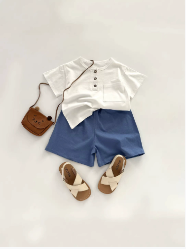 Ensemble été enfant short et t-shirt Ensemble été enfant short et t-shirt