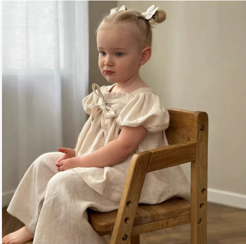 Ensemble fille en lin