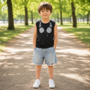 Short pour garçon avec tee-shirt