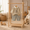 Ensemble Garçon Beige Élégant